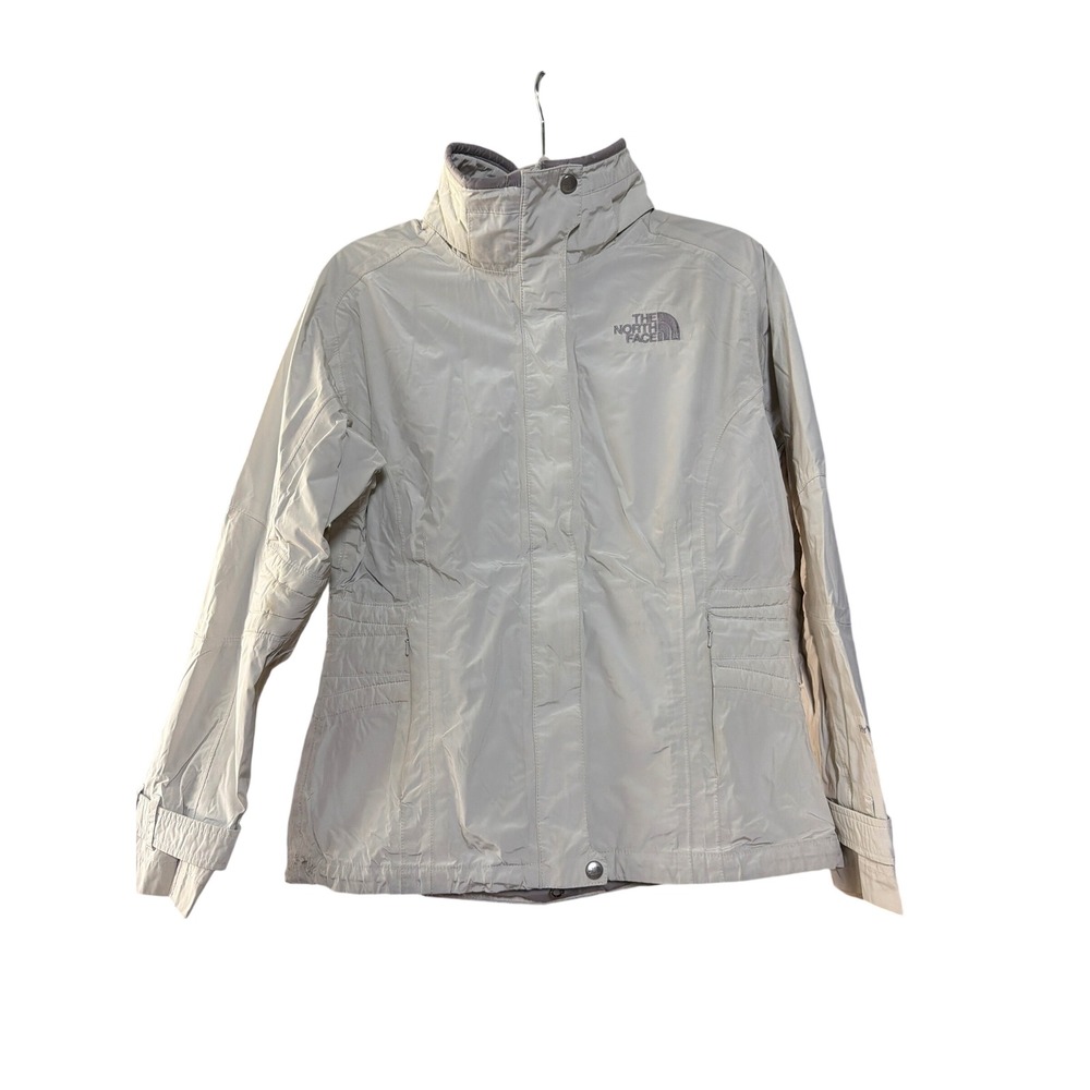 The North Face HyVent Rain Jacket | Gray Waterproof Shell | Gorpcore Outdoor M